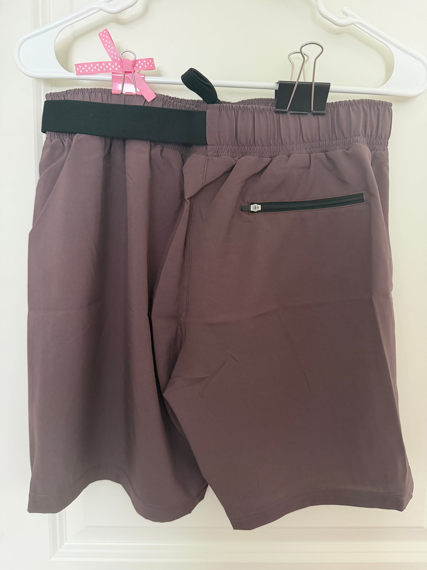 Men's Brown Performance Shorts