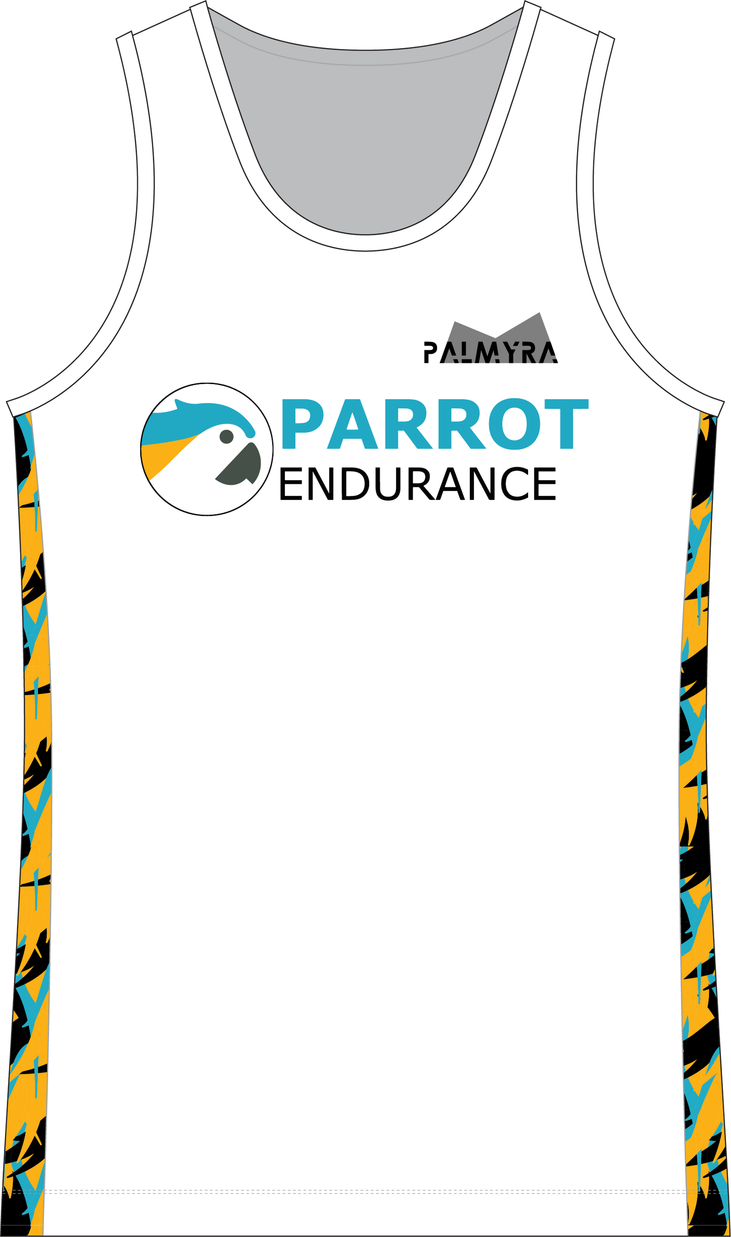 Parrot Running Singlet Mens