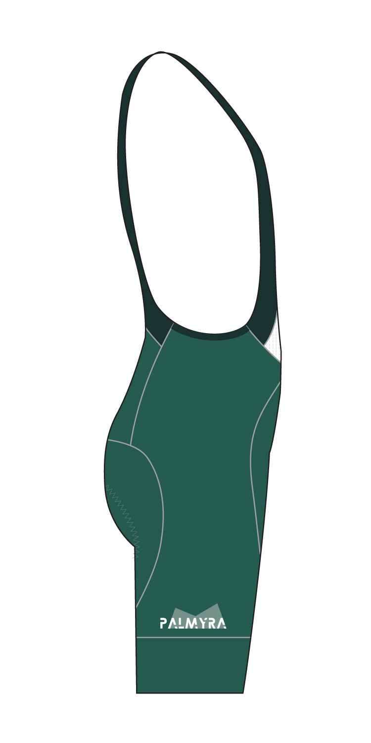 Men's Emerald Green Cycling Bibs