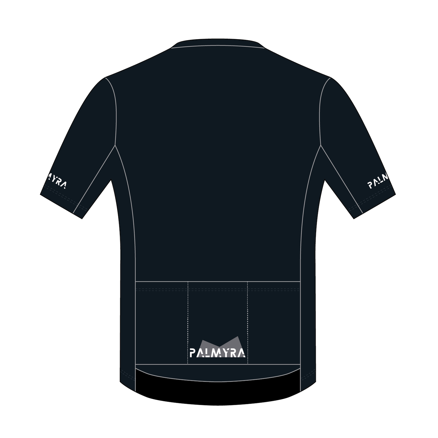 Men's Black Cycling Jersey