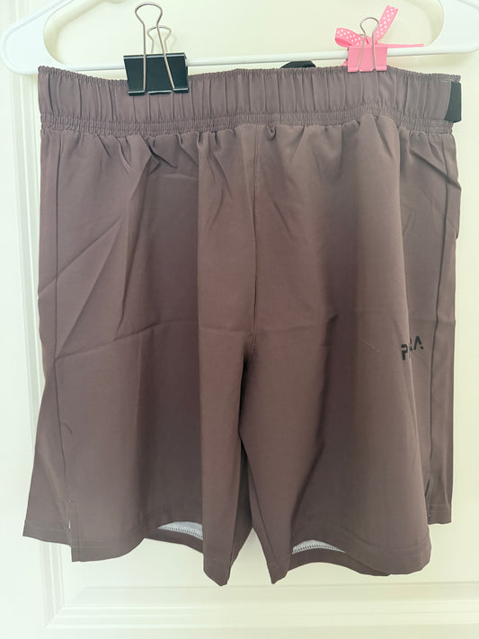Men's Brown Performance Shorts