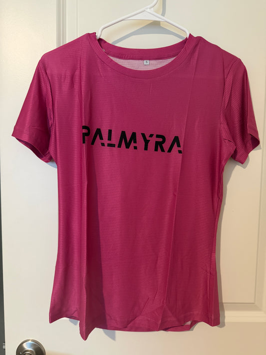 Men's Pink Short Sleeve Run Shirt