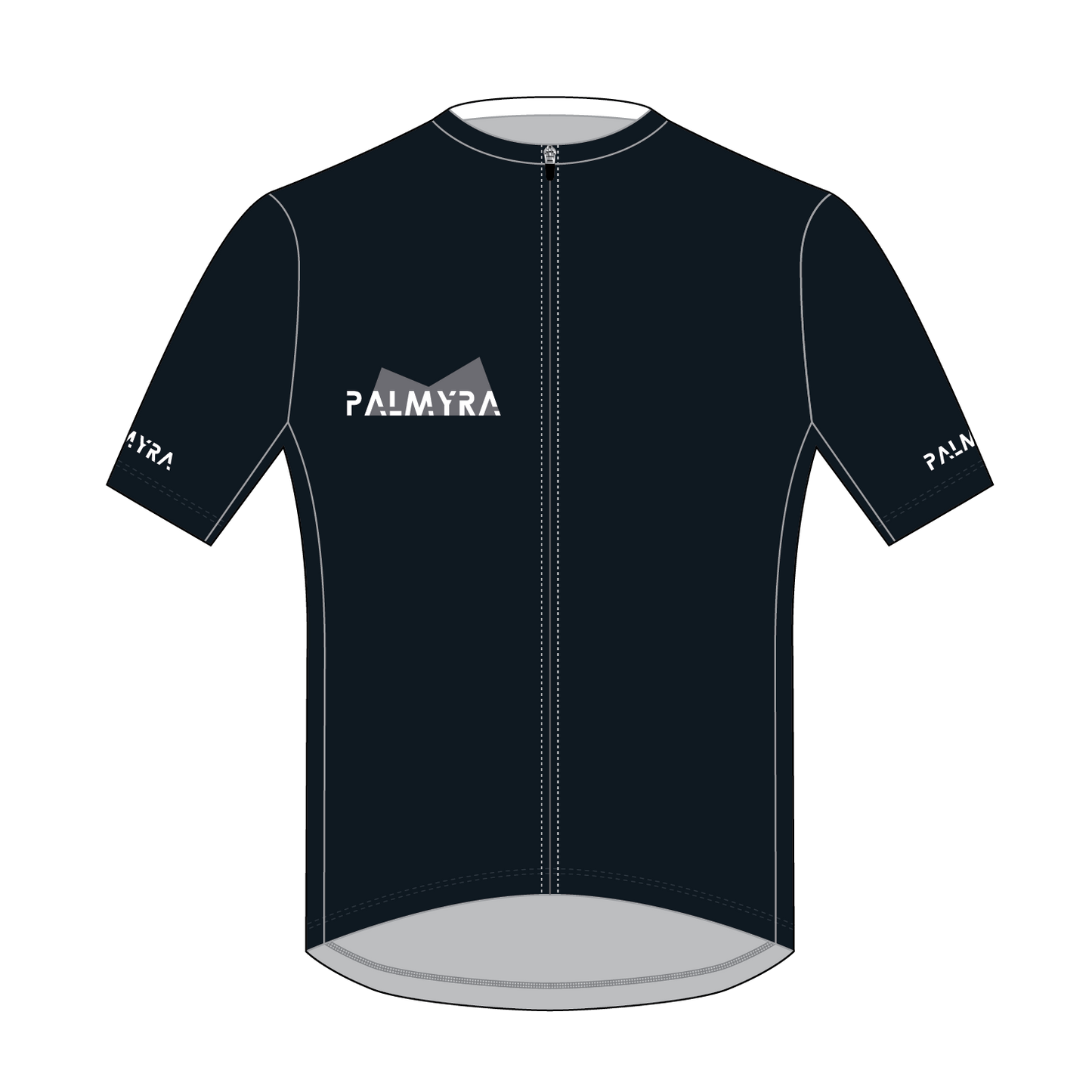 Men's Black Cycling Jersey