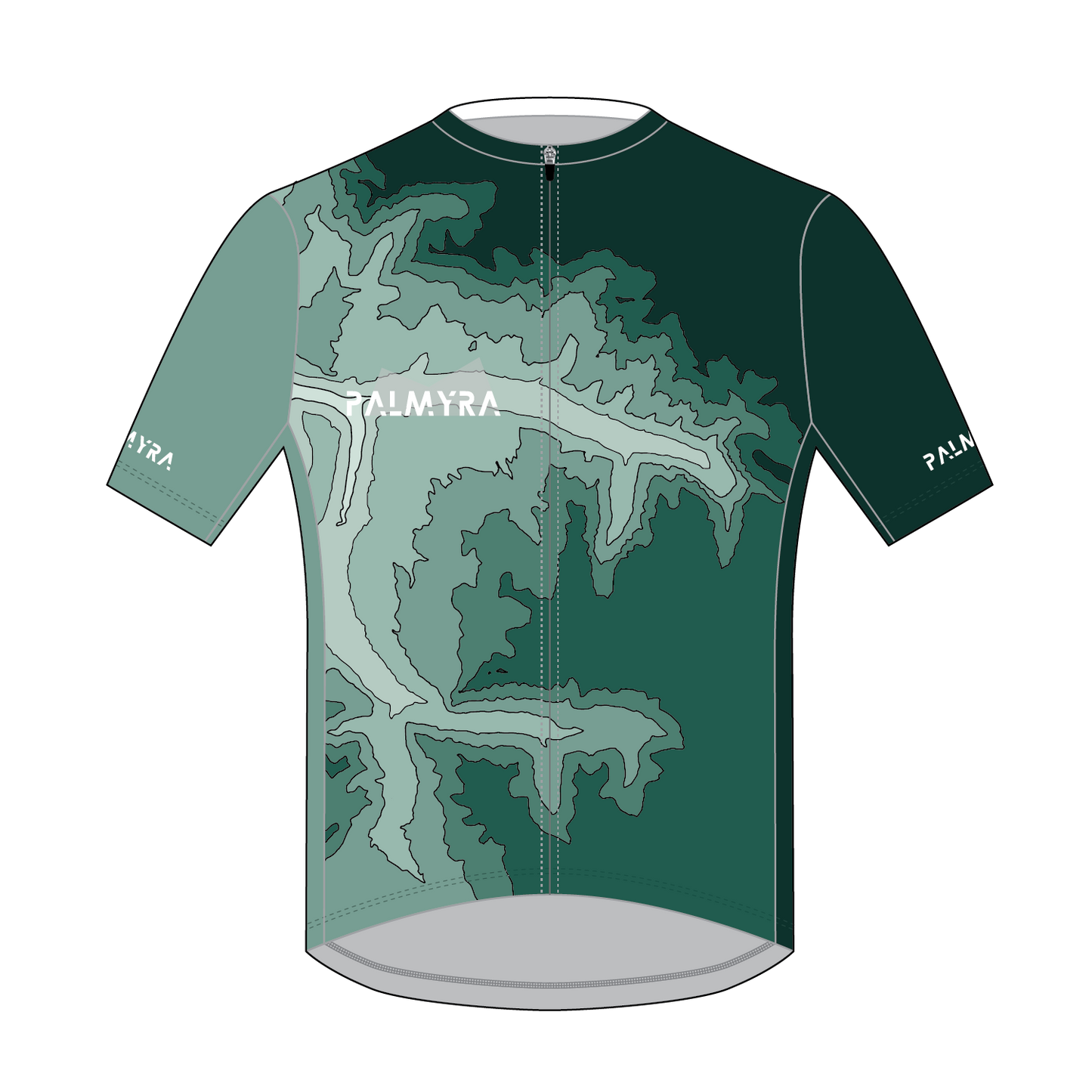 Women's Telluride Topo Map Cycling Jersey