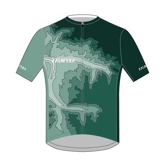 Men's Telluride Topo Map Cycling Jersey